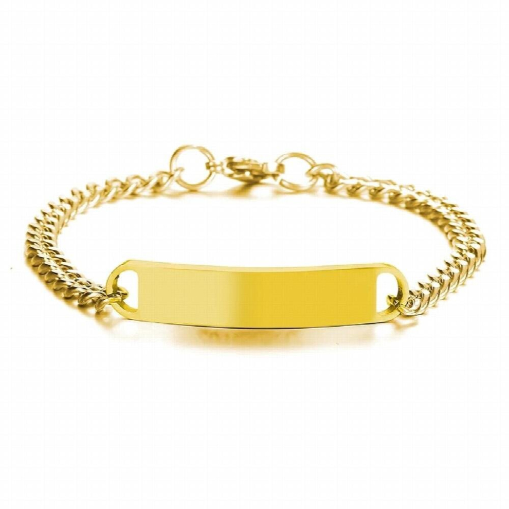 Personalized Engraved Name Letter Bracelet Stainless Steel Nameplate ID Bangles For Women Men Anniversary Gift Bijoux-image-OPC-PCVV2RH-NEW