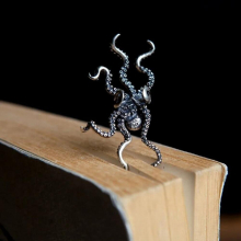 HelloLook 925 Sterling Silver Octopus Ear Clip Gothic Ear Cartilage Clip Punk Octopus Earcuff Non Piercing Earrings Fine Jewelry