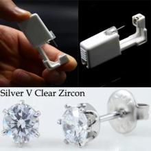 PAIR Disposable Device Machine Tools Piercing NO PAIN Safety Sterlised Easy Ear Piercer Sterile Bezel Dasiy Flower Ear Stud