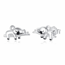 Harong Animal Earrings Koala Silver Stud Earrings Animal Jewelry Gift for Women Girls Hypoallergenic Earrings Gift