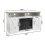 Living And Home Recessed Electric Fireplace TV Stand with Timer and Remote 6