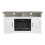 Living And Home Recessed Electric Fireplace TV Stand with Timer and Remote 5