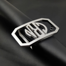 Personalized Belt Buckle for Men Monogram Initial Name Frame Stainless Steel Jewelry Husband Father Brother Gift