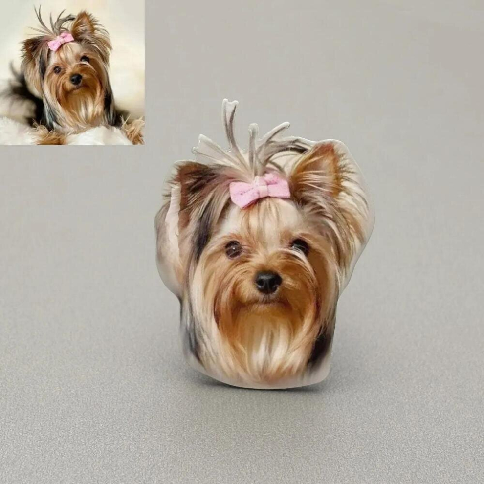 Car Air Aromatherapy Clip With Your Dog Cat Pet Photo Personalized Perfume Diffuser Locket Car Air Freshener Vent Clip 885669043311