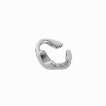 925 Sterling Silver Single 1pcs Thick Earcuff Earring Cuffs No Piercing Women Rock Punk Jewelry Clips