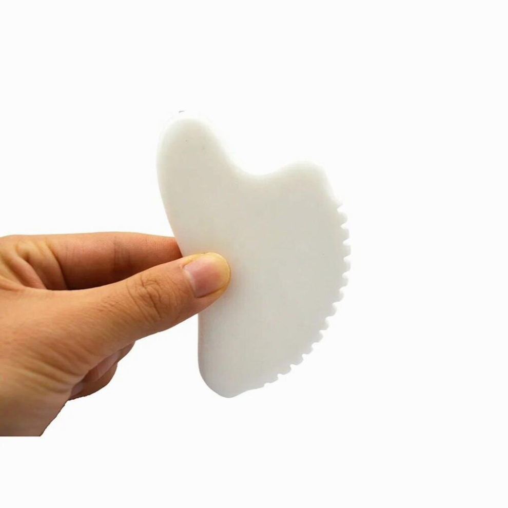 Natural Jade Facial Tools Gua Sha Skincare Guasha Facial Massager for SPA Face Acupuncture Therapy