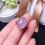 Natural Pink chalcedony ring, color, emerald beautiful, 925 silver, finger ring size support customization 5