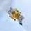 925 silver womens diamond rectangular emerald cutting ring ring rectangular car flat 7 * 9mm 5