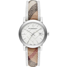 Burberry BU9136 Haymarket City Reloj Suizo de Acero Inoxidable para Mujer