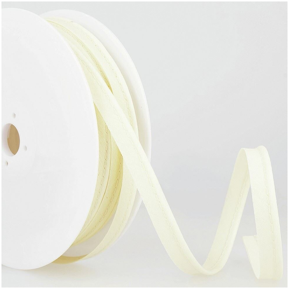 Stephanoise 2mm Flanged Piping Cord Cream - per metre