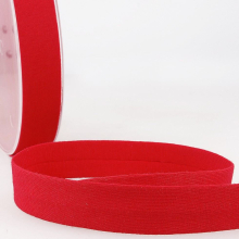 Stephanoise 20mm Cotton Jersey Bias Binding Tape Burgundy - per metre