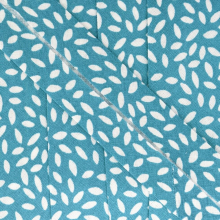 Stephanoise 27mm Leaves Bias Binding Tape Steel Blue - per metre