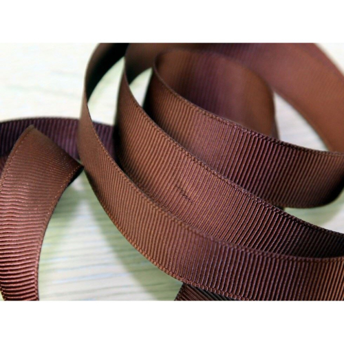 Prym Prym 38mm Ribbed Polyester Tape Brown - per metre