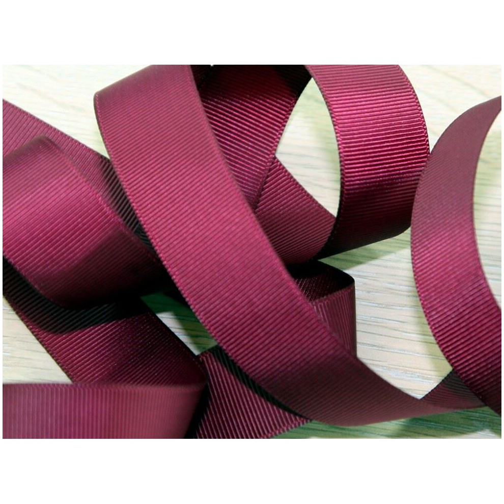 Prym 26Mm Ribbed Polyester Tape - Per Metre Bordeaux
