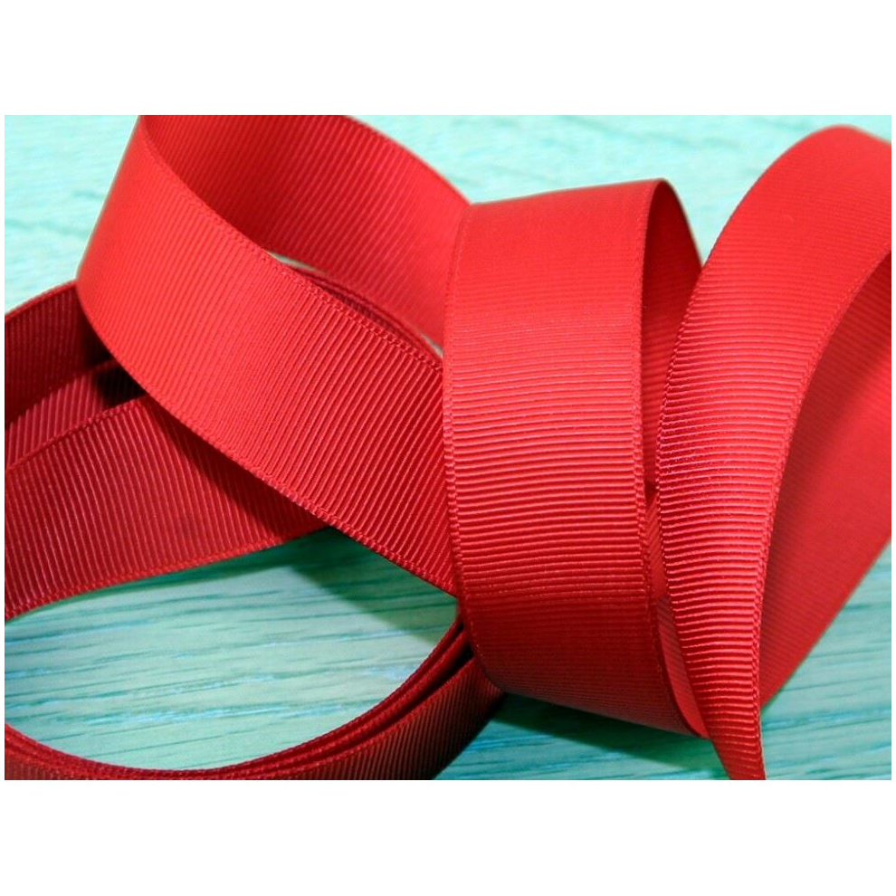 Prym 38Mm Ribbed Polyester Tape - Per Metre Red