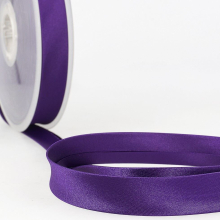 Stephanoise 20mm Satin Bias Binding Tape Violet - per metre