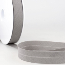 Stephanoise 20mm Polycotton Bias Binding Tape Dove Grey - per metre