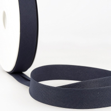 Stephanoise 20mm Polycotton Bias Binding Tape Navy Blue - per metre