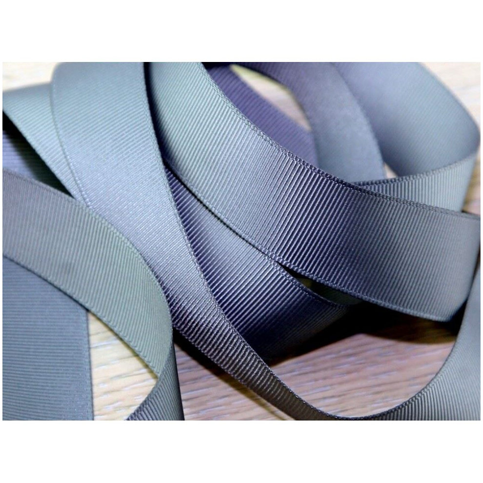 Prym 16mm Ribbed Polyester Tape Grey - per metre