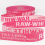 Stephanoise 25mm Jacquard Security Strap Webbing Tape Pink  - per metre 1