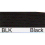 Essential Trimmings 25mm Seam Binding Tape Black - per metre 1