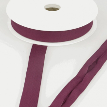 Stephanoise 20mm Viscose Jersey Bias Binding Tape Dark Plum - per metre