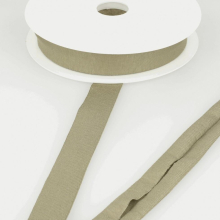 Stephanoise 20mm Viscose Jersey Bias Binding Tape Dark Beige - per metre