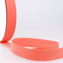 Stephanoise 20mm Polycotton Bias Binding Tape Peach Pink - per metre
