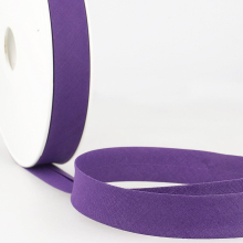 Stephanoise 27mm Polycotton Bias Binding Tape Bright Purple - per metre