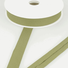 Stephanoise 20mm Viscose Jersey Bias Binding Tape Olive - per metre