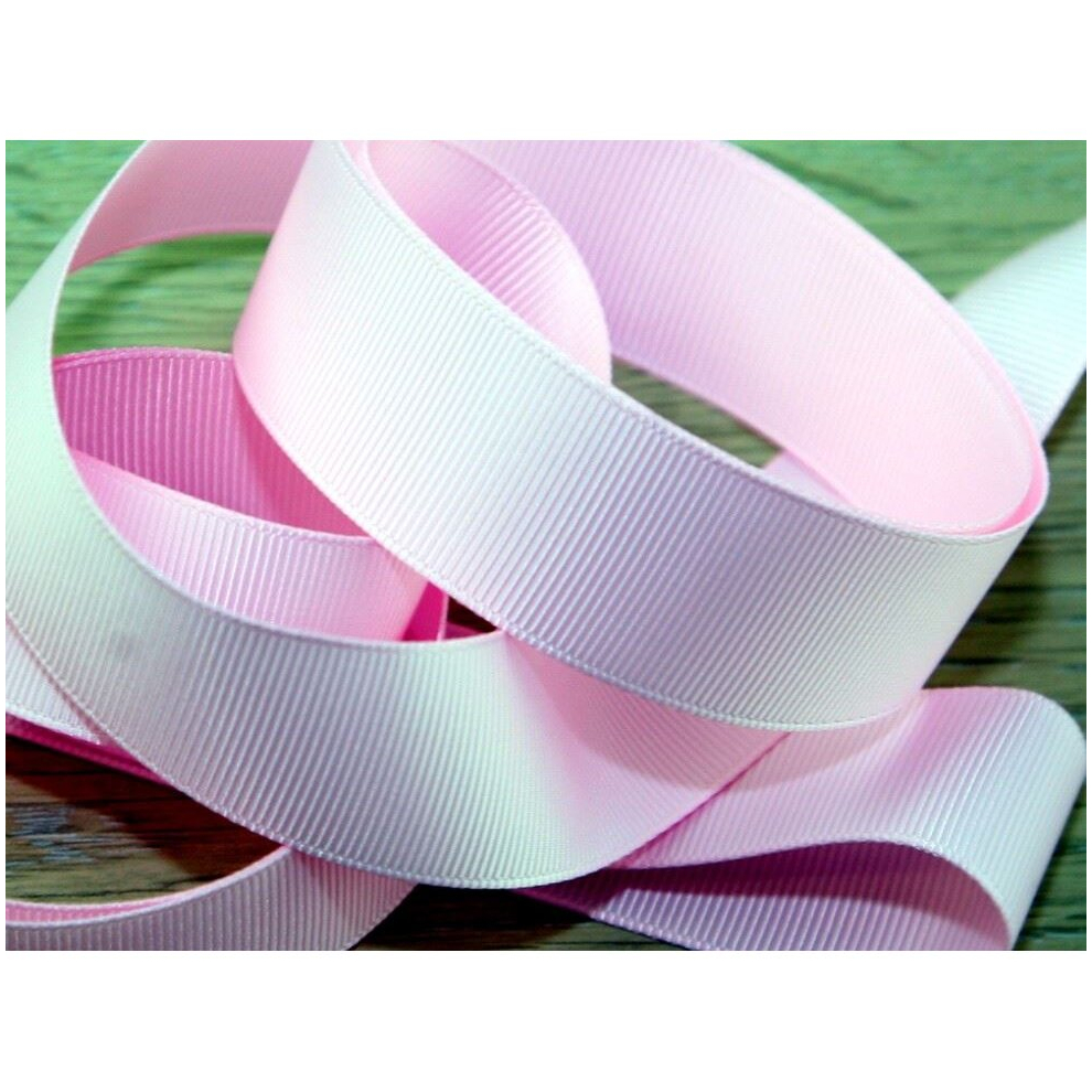 Prym 26mm Ribbed Polyester Tape Pale Pink - per metre