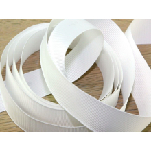 Prym 26mm Ribbed Polyester Tape White - per metre