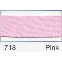Essential Trimmings 12mm Polycotton Bias Binding Tape Pink - per pack