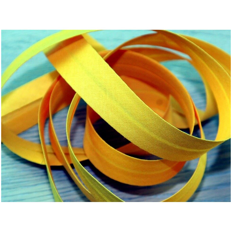 Prym 30Mm Cotton Bias Binding Tape Yellow - Per Metre
