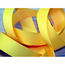 Prym 16mm Ribbed Polyester Tape Yellow - per metre
