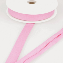 Stephanoise 20mm Viscose Jersey Bias Binding Tape Pink - per metre