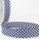 Stephanoise 30mm Gingham Bias Binding Tape Navy Blue - per metre 1