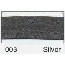 Essential Trimmings 12mm Polycotton Bias Binding Tape Silver Grey - per pack