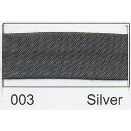 Essential Trimmings 12mm Polycotton Bias Binding Tape Silver Grey - per pack