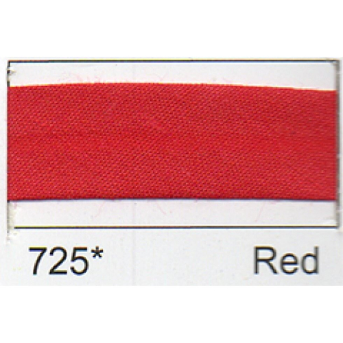 Essential Trimmings 25mm Polycotton Bias Binding Tape Red - per pack