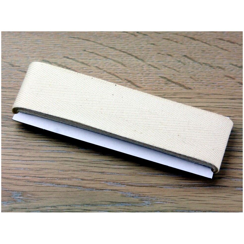 Prym 30mm Strong Cotton Herringbone Tape Natural Cream - each