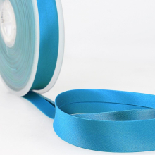 Stephanoise 20mm Satin Bias Binding Tape Steel Blue - per metre
