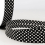 Stephanoise 20mm Dotty Bias Binding Tape Black White - per metre 1