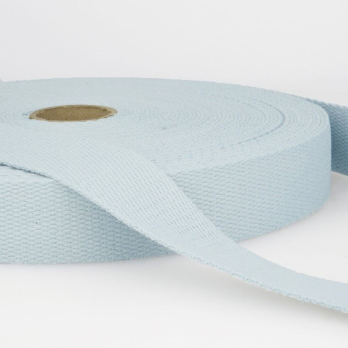 Stephanoise 40mm Cotton Webbing Sky Blue - per metre