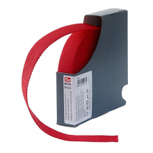 Prym 25mm Rucksack Bag Strap Webbing Red - per metre