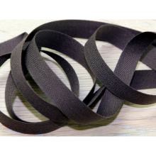Prym 15mm Strong Cotton Herringbone Tape Dark Brown - per metre