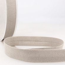 Stephanoise 20mm Cotton Jersey Bias Binding Tape Taupe - per metre