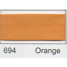 Essential Trimmings 12mm Polycotton Bias Binding Tape Orange - per pack