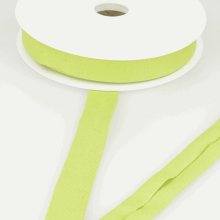 Stephanoise 20mm Viscose Jersey Bias Binding Tape Lime Green - per metre