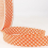Stephanoise 20mm Gingham Bias Binding Tape Orange - per metre 1